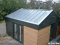 Tuinhuis met een zinken dak